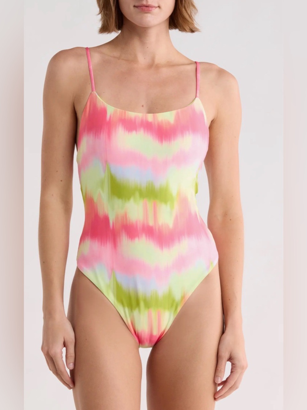 NWT MAAJI Luster Reversible One-Piece Swimsuit in Color: Pink